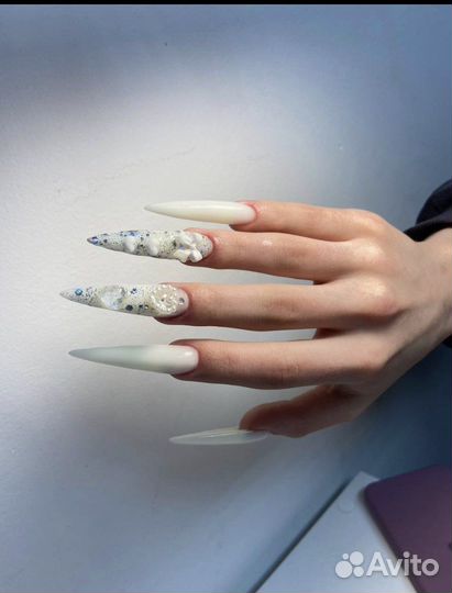 Наращивание ногтей маникюр педикюр
