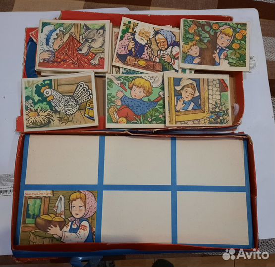 Детские настольная игры лото времён СССР