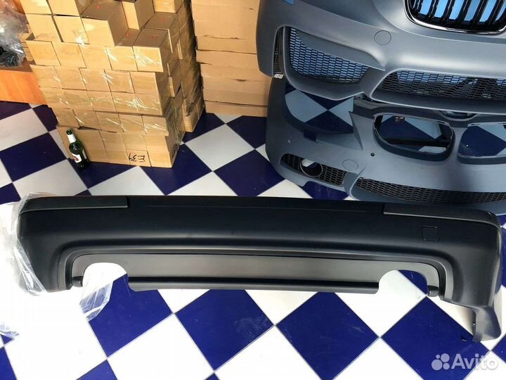 Передний бампер М на bmw e39