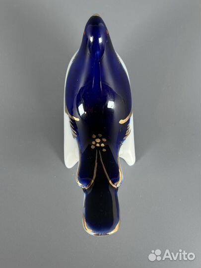 Фарфор Птичка солонка перечница лфз кобальт
