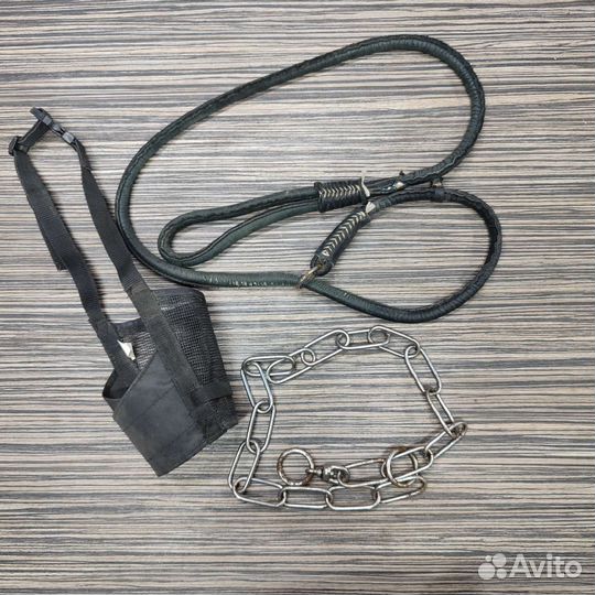Поводок контроллер, ошейник удавка и намордник