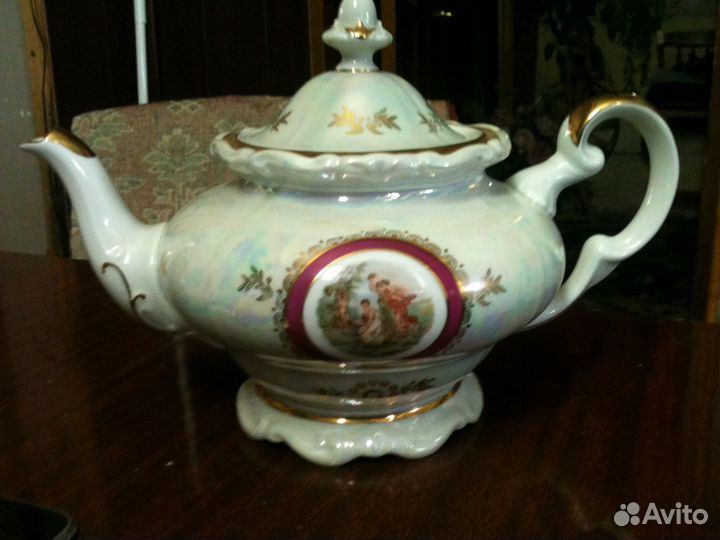 Чайник,сахарница, молочник от сервиза Веймар гдр