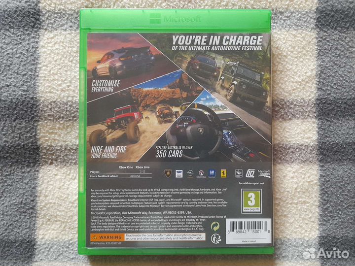Игра для Xbox One Forza Horizon 3 б/у