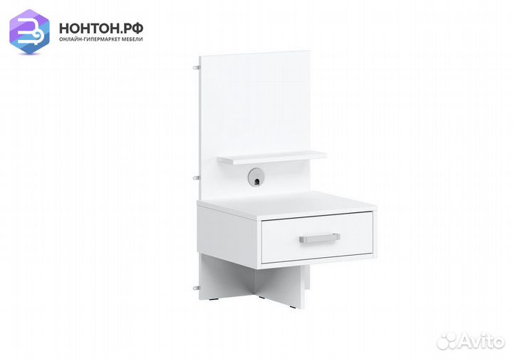 Тумба прикроватная эва белая