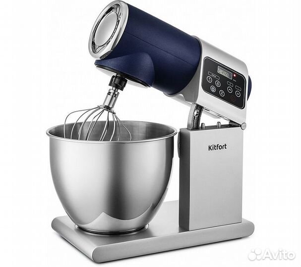 Цельнометаллический планетарный миксер Kitfort кт