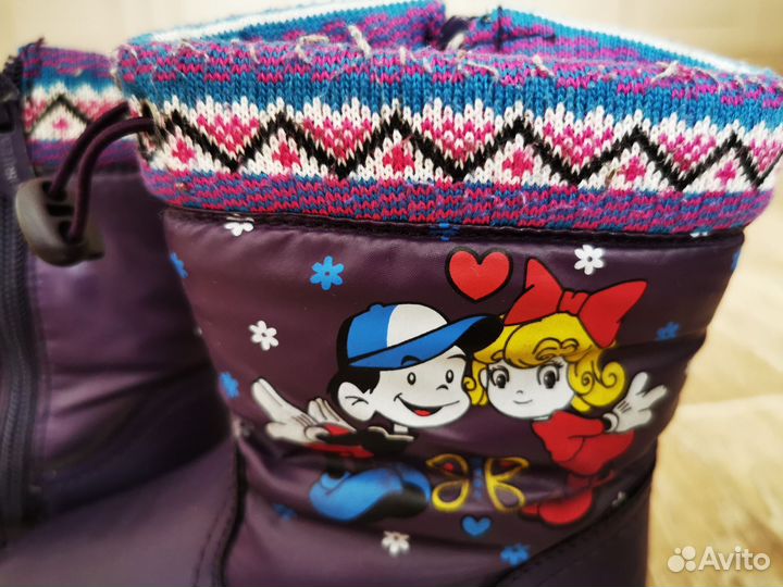 Сапоги детские зимние 25