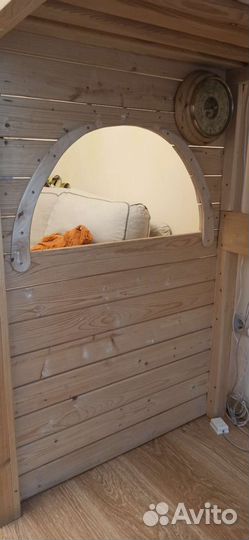 Детская кровать чердак, массив сосны