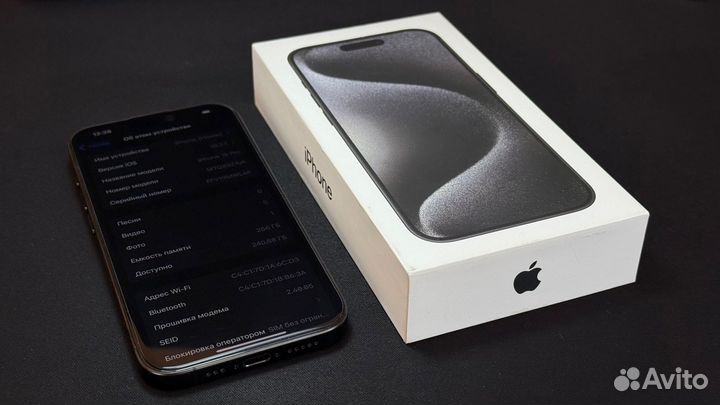 iPhone 15 Pro, 256 ГБ