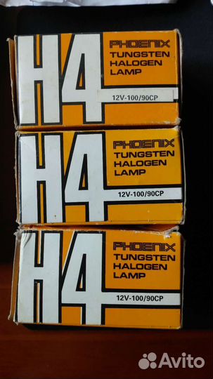 Галогеновые лампы h4