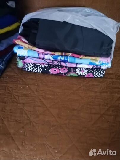 Отрез ткани крепдешин СССР хлопок