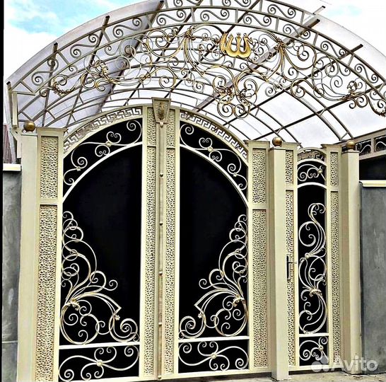 Кованые ворота