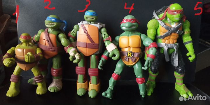 Фигурки черепашки Ниндзя
