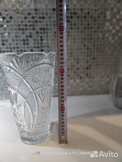 Хрустальная ваза