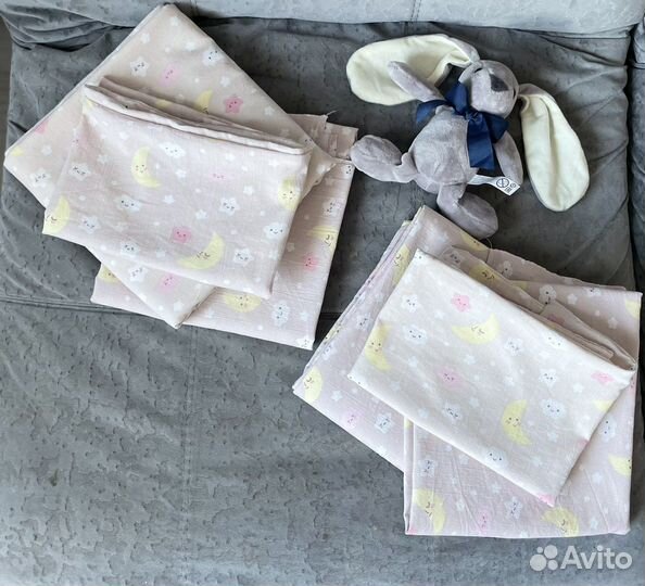 Постельное белье 120 60 в детскую кроватку