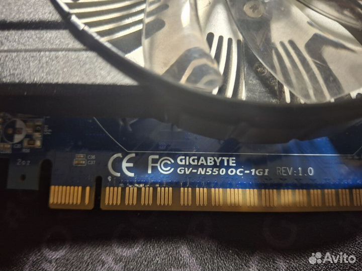 Видеокарта nvidia GeForce GTX 550Ti 1G ddr5