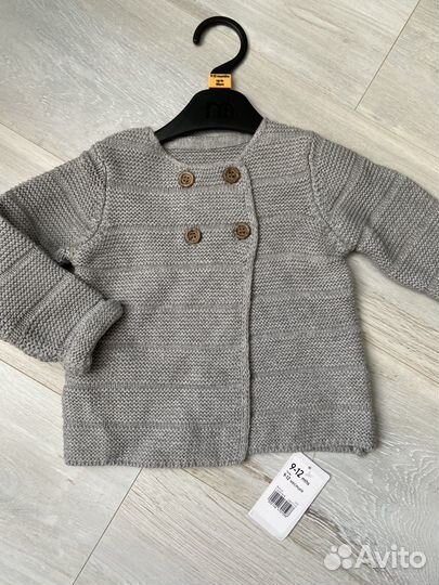 Вязаный кардиган 80 Mothercare новый