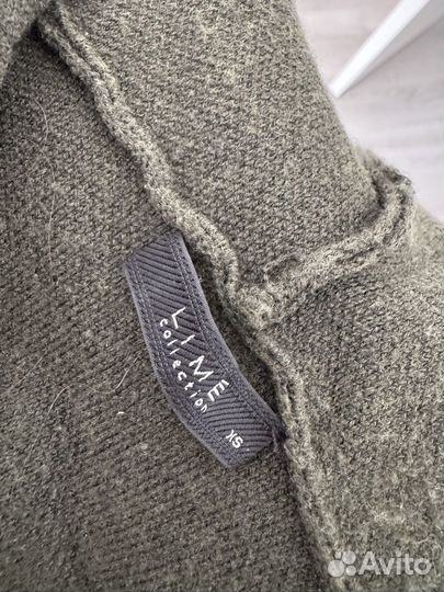 Джемперы lime с рыбацким вырезом хаки