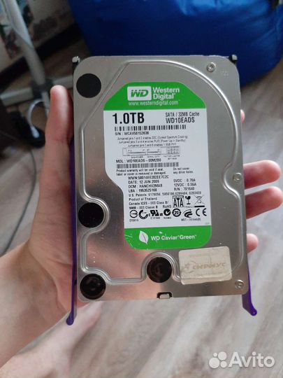 Жесткий диск western digital 1TB