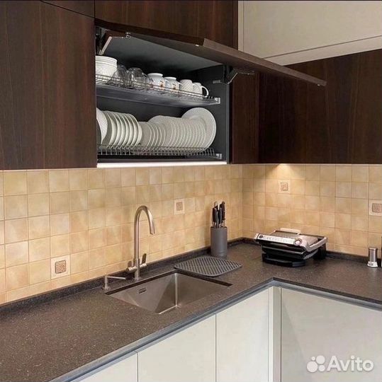 Кухня в стиле IKEA с замером