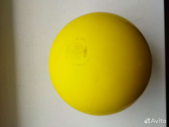 Мяч гимнастический togu диаметр 16 см желтый