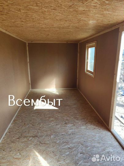 Бытовка 6 на 2 блоки зимняя утепленная