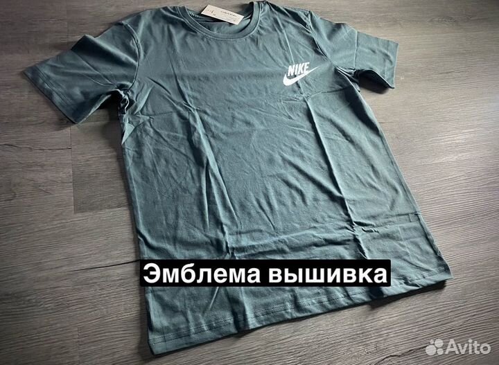 Футболка Nike мужская бирюзовая новая