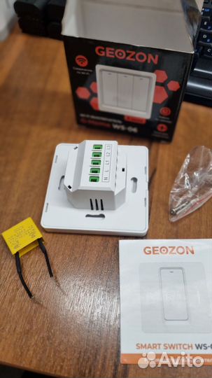 Умный выключатель geozone ws-06