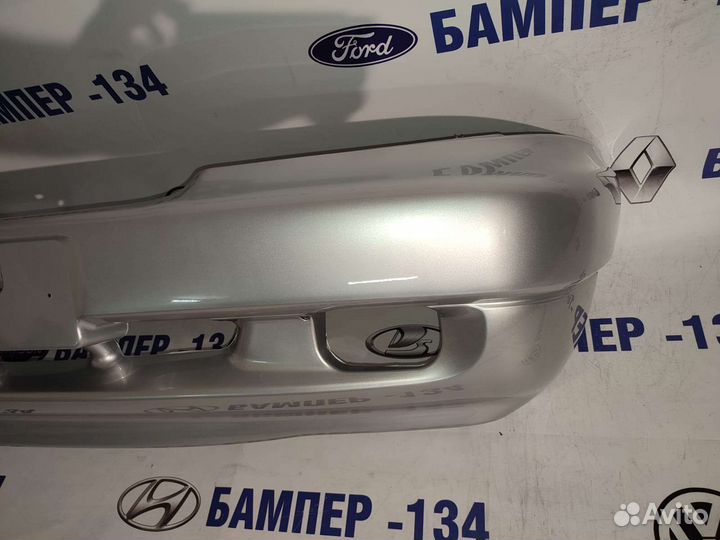 Бампер передний Шевроле niva 2123 серебристый