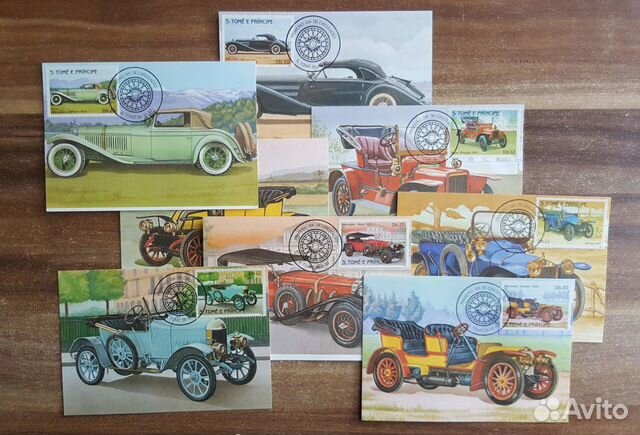 Сен-Томе и Принсипе. Картмаксмум. 1983. Ретро авто