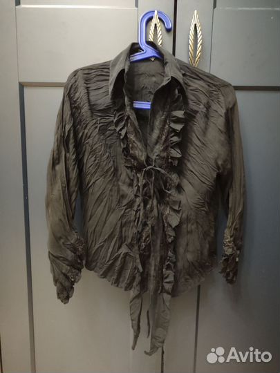 Готическая винтажная блузка