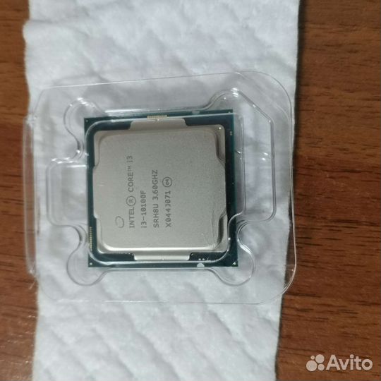 Процессор intel core i3 10100f + Кулер