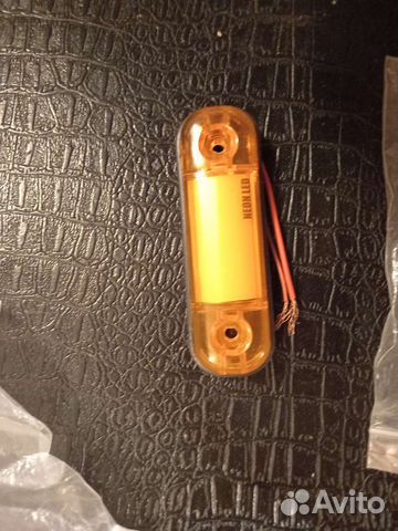 Led фонарь габаритный желтый neon 12/24v 160-00