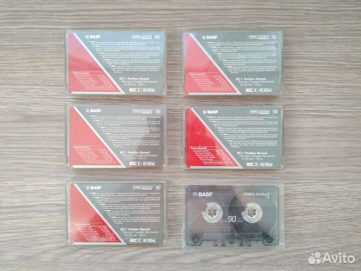 Аудиокассеты новые запечатанные