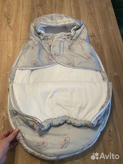 Кокон на выписку зимний