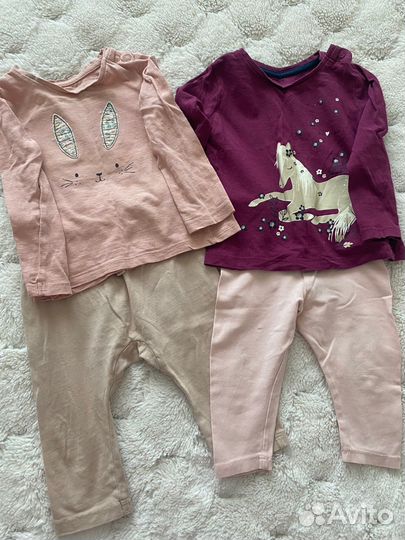 Пакет одежды для девочки 68,74,80