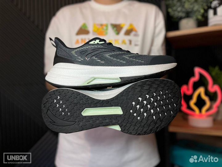 Кроссовки Оригинал Anta Tron 4.0 Black/Grey