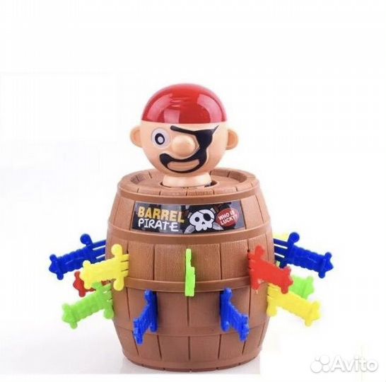 Настротная игра Пират в бочке