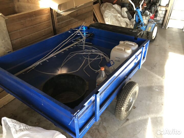 Мотоблок нева мб 2 6,5, с тележкой