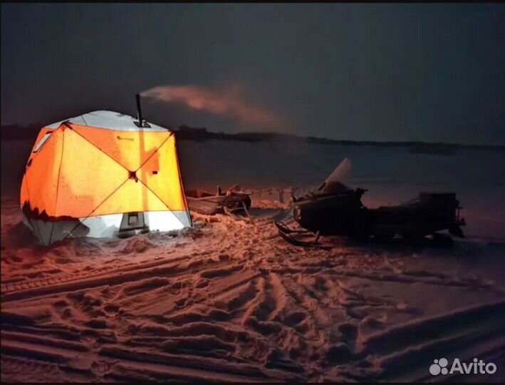 Трехслойная зимняя палатка куб Mircamping 2017