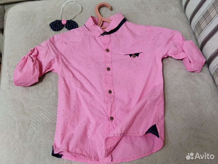 Рубашка на мальчика новая 116 122
