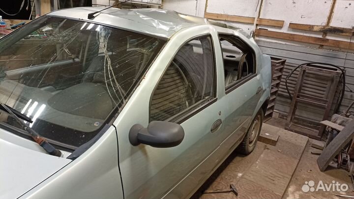 Renault Logan 1.4 МТ, 2008, битый, 370 000 км