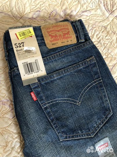 Джинсы levis 527 левайс 28х28 новые