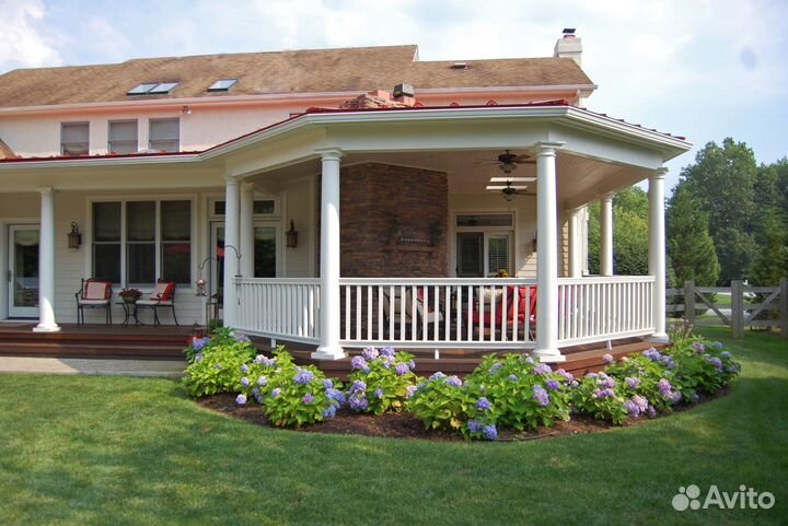 Пристройка к дому под ключ терраса веранда