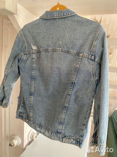 Джинсовая куртка zara для девочки 134