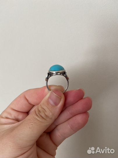 Серебряное кольцо с бирюзой