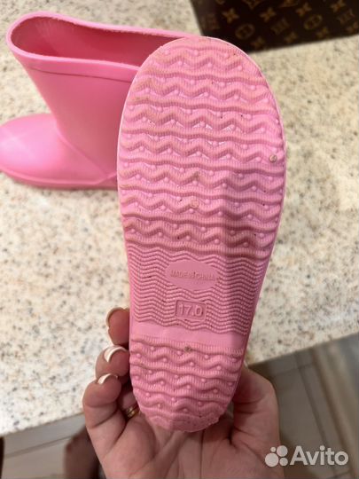 Резиновые сапоги для девочки