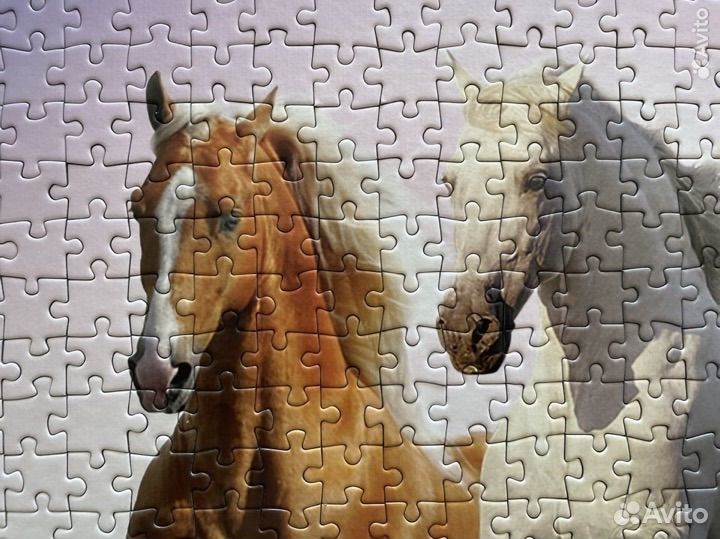 Пазл 500 лошади 1000 извержение вулкана