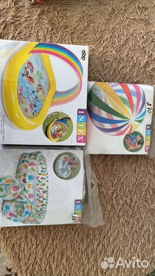 Детский надувной бассейн