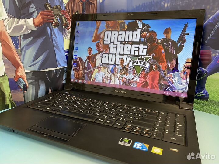 Мощный Ноутбук Lenovo i7/2 видеокарты/6gb/SSD