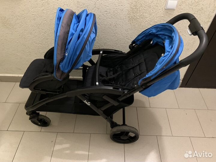 Коляска для двойни погодок joe evalite duo